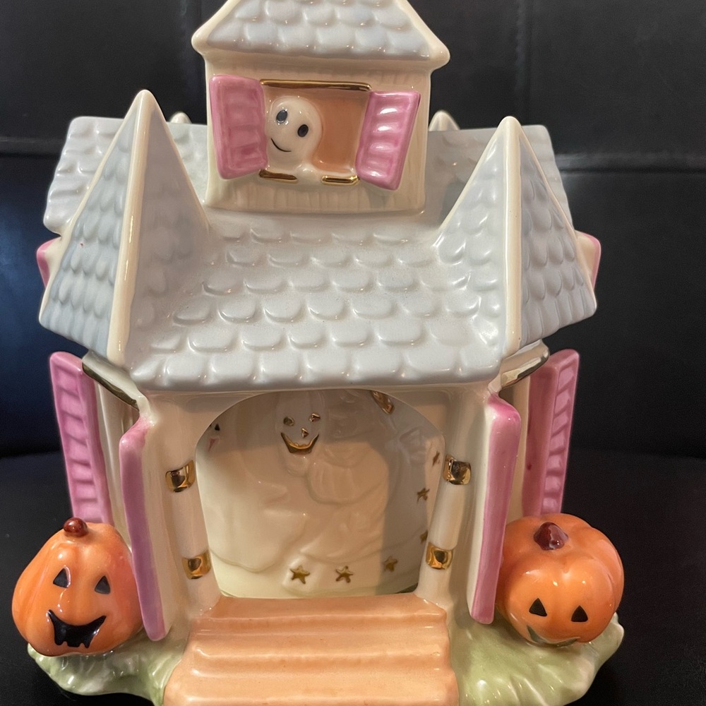 Lenox Haunted House Halloween Music Box 7 1/2" - Picture 4 of 6